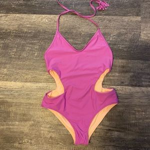 Jessica Simpson reversible bathing suit.